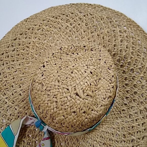 Handmade Vintage Straw Women Hat - Picture 4 of 16
